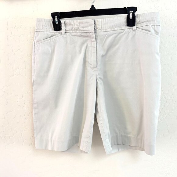 The Perfect Short by Talbots. Stone. Size 12P - Picture 1 of 10